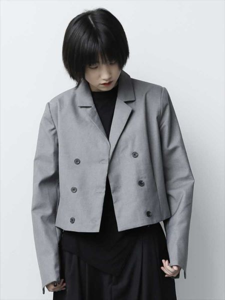 

women's suits & blazers ladies fashion suit jacket autumn lapel pure color commuting simple design sense loose handsome short leisure, White;black
