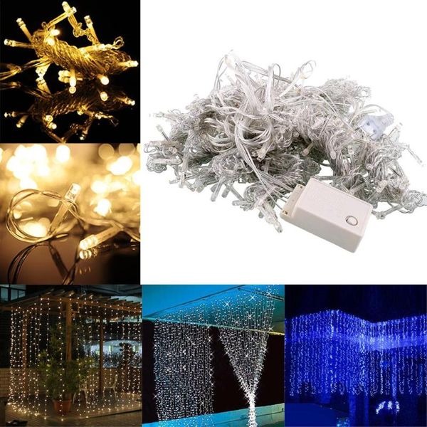 

strings 3.0mx3.0m 300 led string wedding curtain light gorgeous 110v home room decor