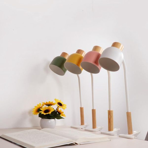 

book lights mycyk usb four-color clip desk lamp bedroom bedside ins nordic reading girl bookstore el clip-on eye