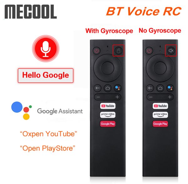 

mecool bt voice remote control replacement air mouse for android tv box mecool km6 km3 km1 atv google voice tvbox