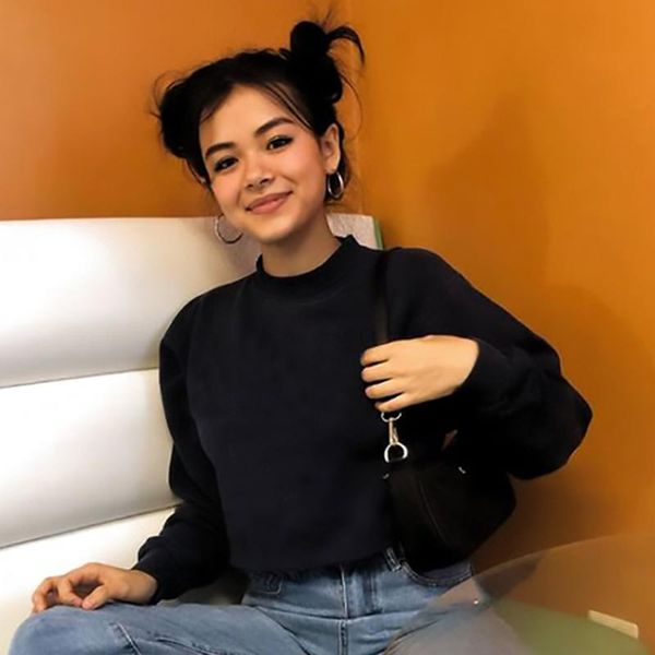 

women's hoodies & sweatshirts women kawaii loose korean black clothes cotton harajuku kpop drop hip hop vintage long sleeve bf