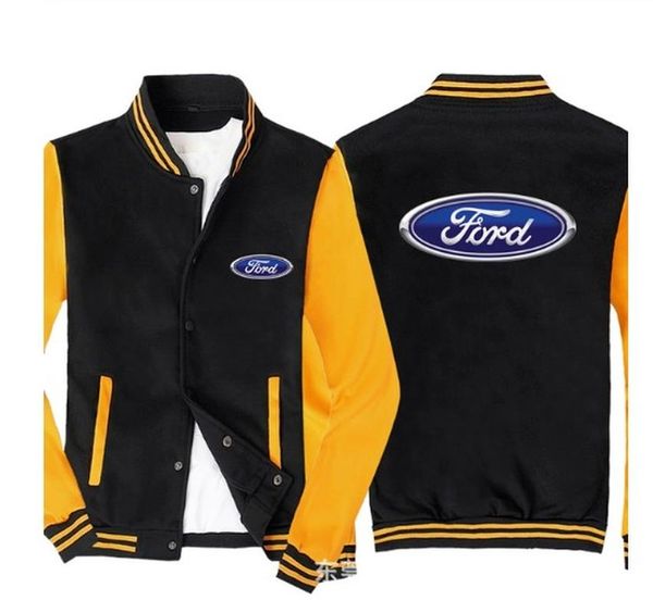 

men's jackets baseball uniform spring autumn sweatshirt for ford men slim fit jacket hip hop harajuku unisex, Black;brown