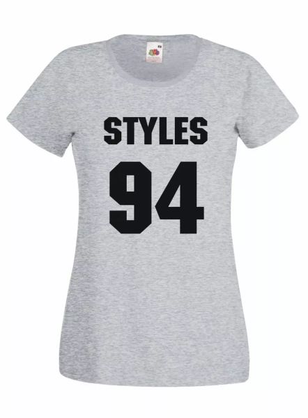 

t-shirt j1431 harry styles 94 one direction directioner boy band, White;black