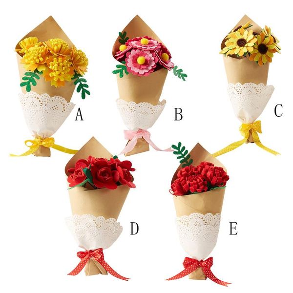 

decorative flowers & wreaths a bunch european artificial fabric small bud bouquet diy gift 30x15cm from roses daisies sunflowers carnations