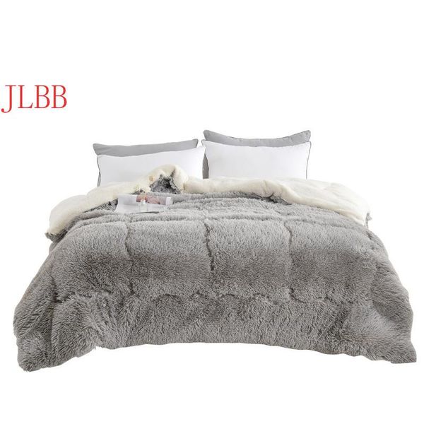 

long hair comforter winter cashmere warm duvet 150*200cm camel quilt thicken patchwork velvet blanket japan style home bed comforters & sets