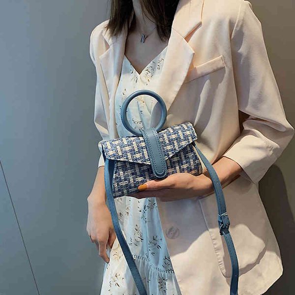 

laides mini portable handbag french brand packet casual women's single shoulder cross body bag all-match chic chest waist bag