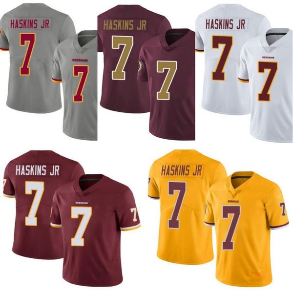 

washington redskins men #7 dwayne haskins jr women youth jersey, Black;red