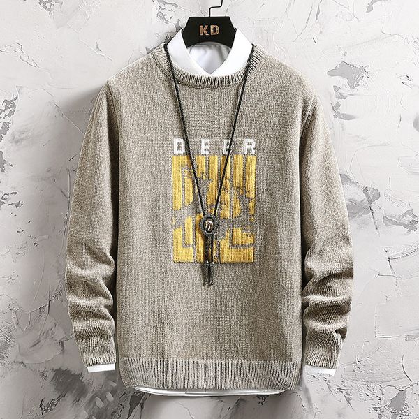 

men's sweaters harajuku style, winter, 2021, White;black