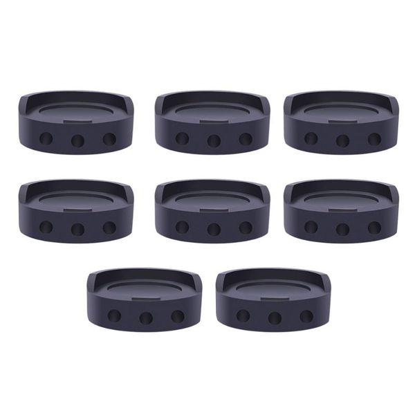 

cushion/decorative pillow 8pcs furniture feet mats refrigerator washing machine base raising pads (black)