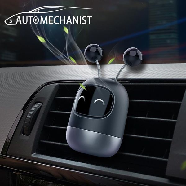 

car air freshener vent flavoring for auto interior clip robot perfume solid automobiles perfum accessories