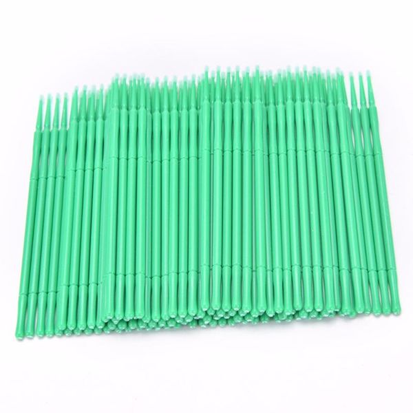 

false eyelashes 100pcs/lot durable micro disposable eyelash extension individual applicators mascara brush for women 4 colors