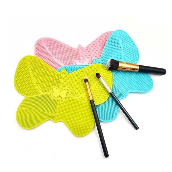 

makeup brushes 1pc silicone brush cleaner pad make up washing gel cleaning mat hand tool foundation clean kit