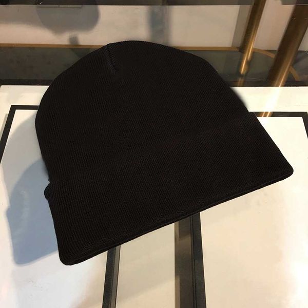 Yeni Fransa Moda Erkek Tasarımcılar Şapka Bonnet Kış Beanie Örme Yün Şapka Artı