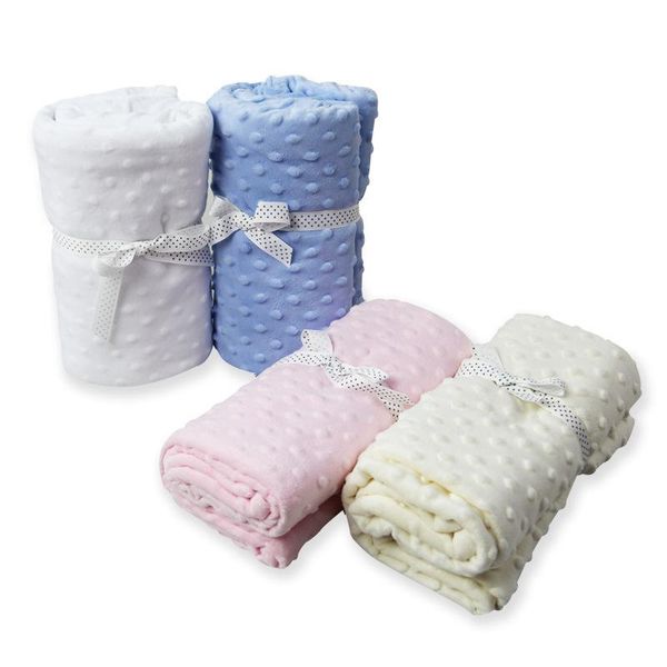 

blankets & swaddling born baby blanket bedding set swaddle soft fleece toddler crib bed stroller