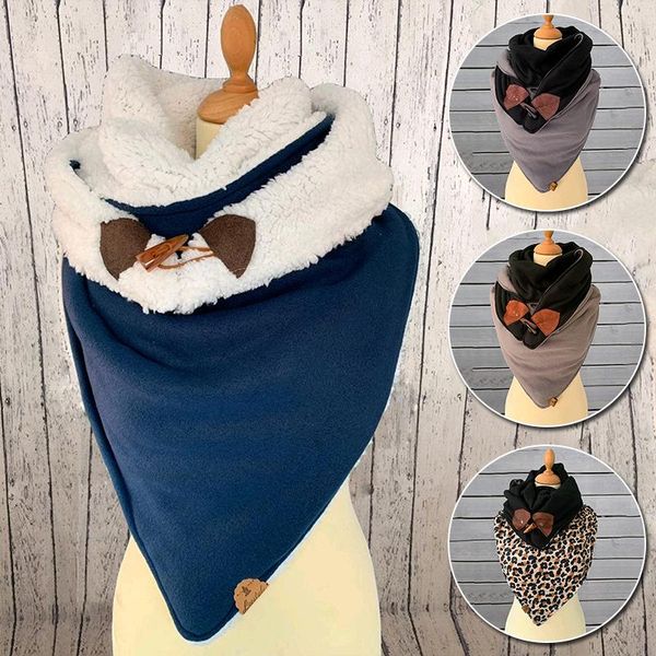 

scarves fashion women soild dot printing button soft wrap casual warm shawls scarf plain, Blue;gray