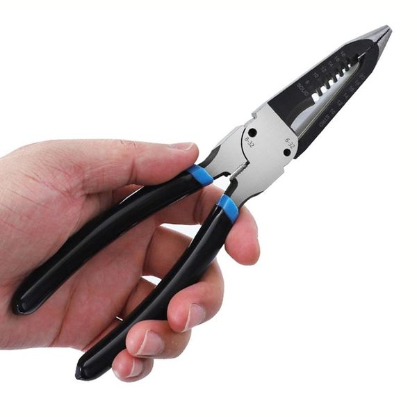 

professional hand tool sets crimping pliers wire stripper clamp precision multifunctional combination 6 in1 multi-function durable 8 inches