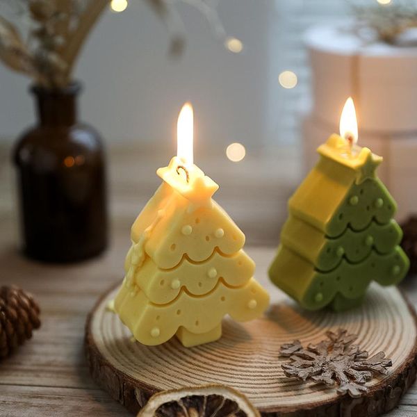 

candles creative handmade christmas tree scented diy decoration ornaments