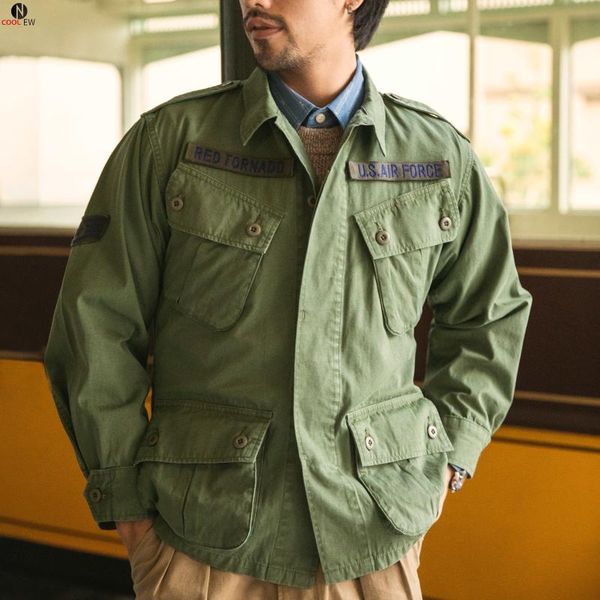 

men's jackets rttcu us big size loose fitting good quality cotton fabric vintage jacket, Black;brown