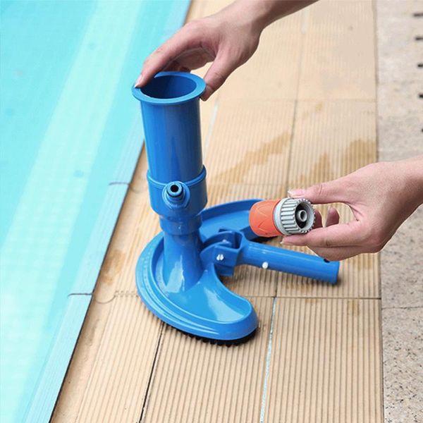 

swimming pool vacuum cleaner cleaning disinfect tool semicircular suction head pond fountain spa brush & accessories