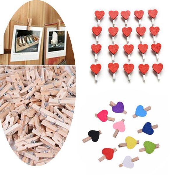 

clothing & wardrobe storage 10/20/50 pcs natural mini spring wood clips clothes po paper peg pin clothespin craft party home decoration