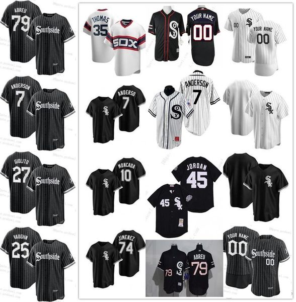 

whitesox city connect southside jose abreu tim anderson jersey yoan moncada eloy jimenez luis robert kopech yermin mercedes madrigal giolito, Blue;black