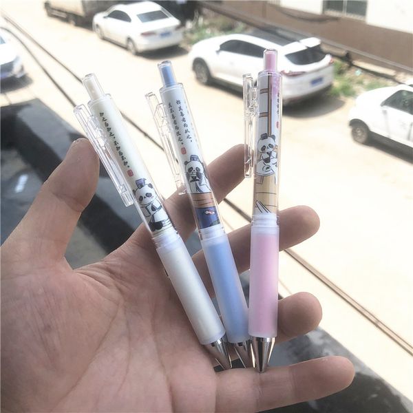 

academy panda prs the neutral pen, low center of gravity signature h5203, bullet head 0.5mm black water for students
