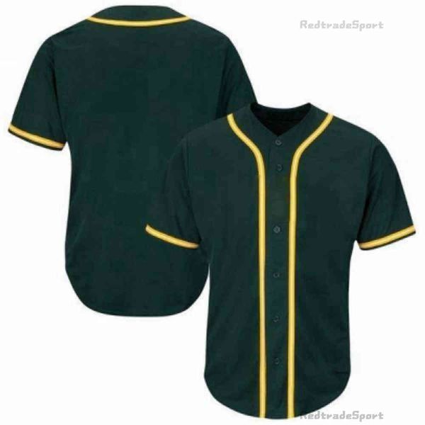 Personalizza Maglie da baseball Logo vuoto vintage cucito Nome Numero Blu Verde Crema Nero Bianco Rosso Uomo Donna Bambino Gioventù S-XXXL XG8RC