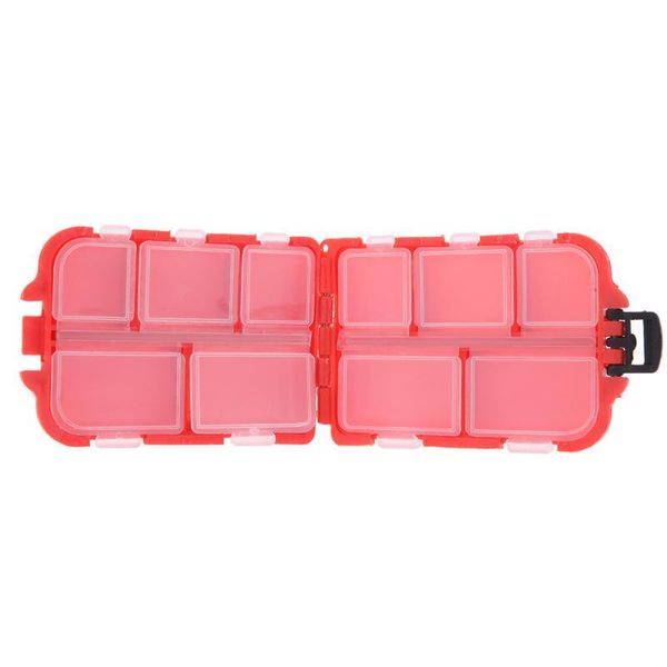 

fishing accessories tackle 10 compartments small size box for hooks swivels beads