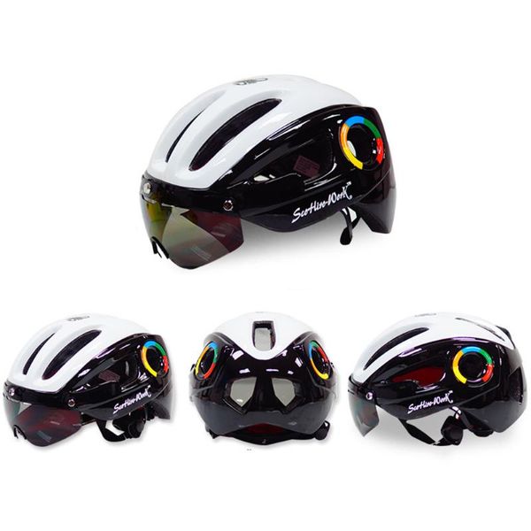 

cycling helmets bicycle helmet with glasses men women ultralight mtb road bike safety eps integrally-molded bc0077