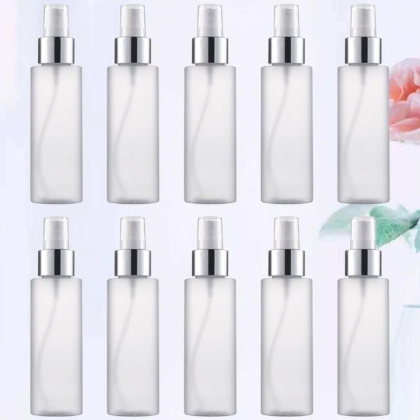 

storage bottles & jars 5pcs 100ml portable spraying durable multi-purpose toning lotion dispensing toner perfume spray containers (whit