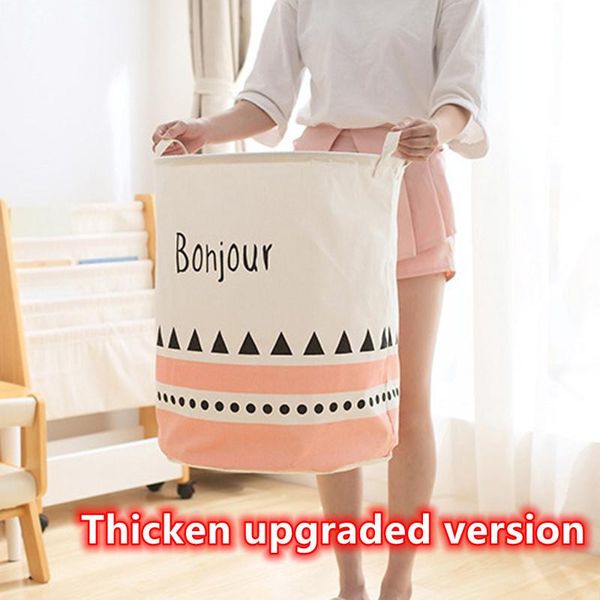 

laundry basket large capacity cartoon waterproof folding linen picnic children storage toy box finishing orgnizer & organization