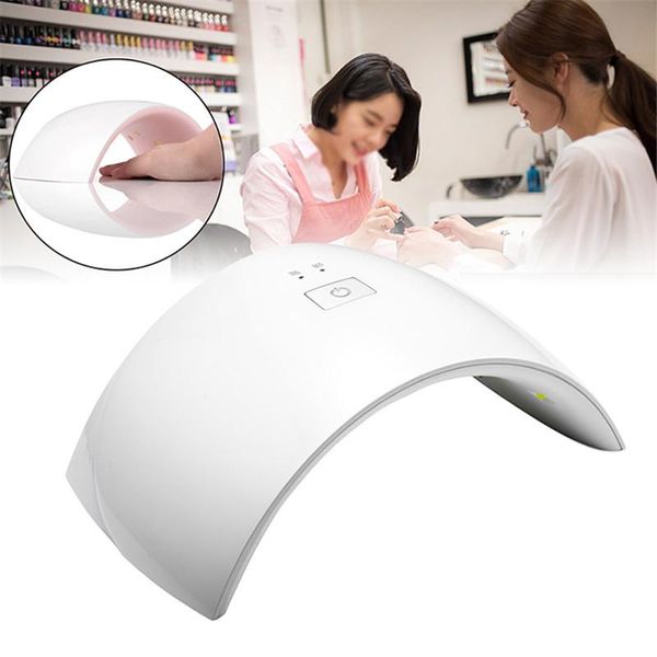 

nail dryers xzmuv 24w dryer machine uv led lamp portable home use gel varnish 15 leds nails art tools wholesale