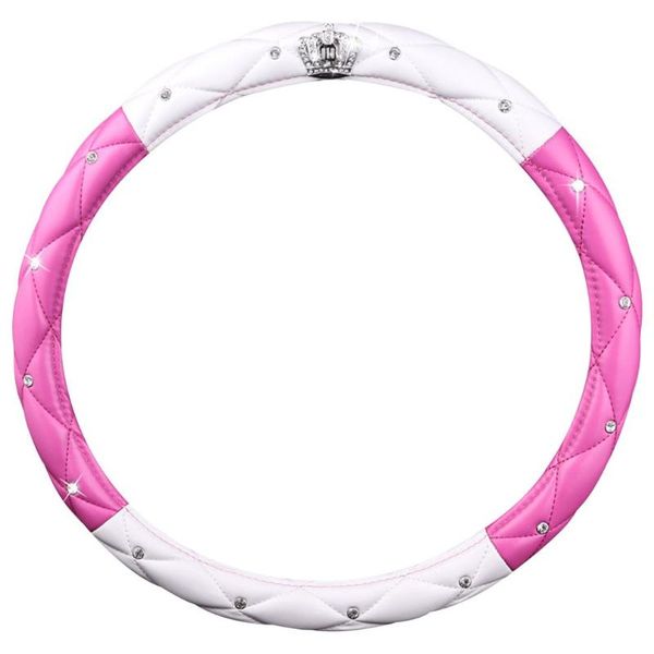 

steering wheel covers 38cm car crown with diamond cover accessories no irritating chemicals