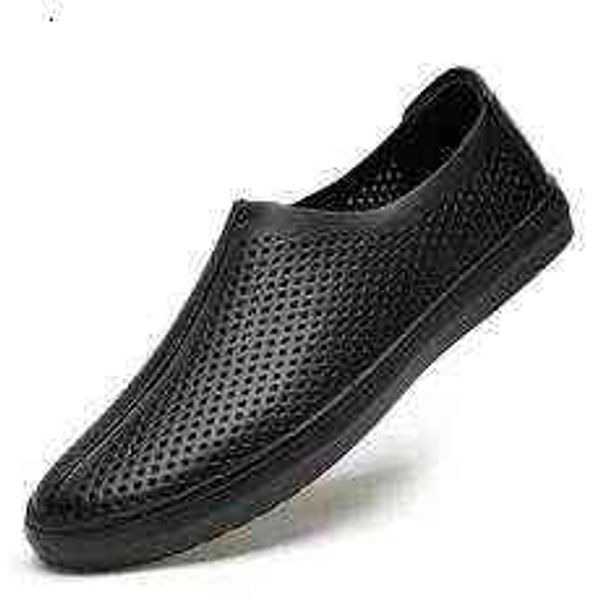 

tangzuo 28287 hollowed out lefu leather shoes, , 37-46, Black