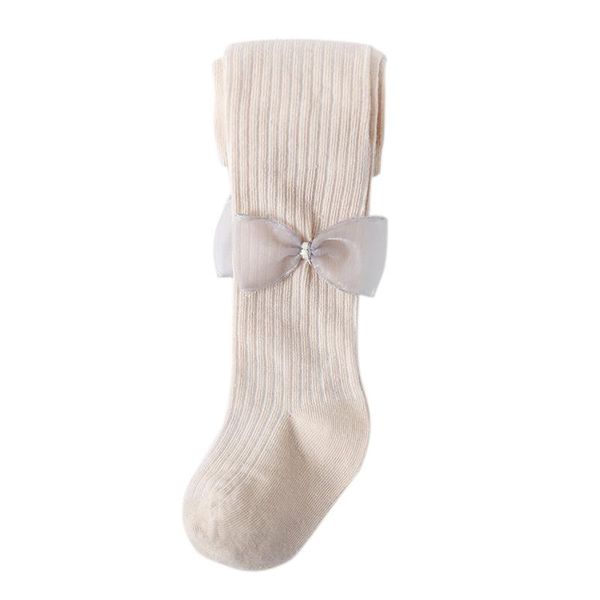 

footies children kids baby girl socks born knitted cotton warm bowknot pantyhose 0-6t lovely toddler, Blue