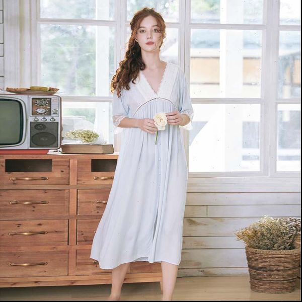 

roseheart white purple womens sleepwears night dress lace homewear nightwear nightgown female court gown cotton, Black;red