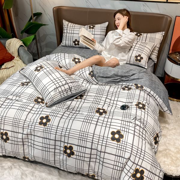 

all cotton quilt cover cartoon bedding sheet home textile 4 sets