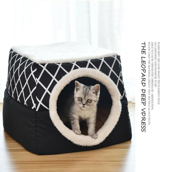 

cat beds & furniture soft pet bed kennel dog winter warm sleeping resting nest puppy cushion mat washable kitten house pets supplies