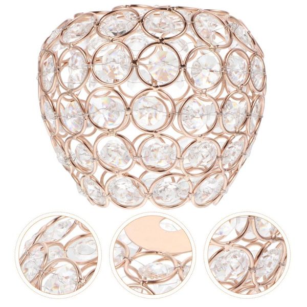 

lamp covers & shades 1pc crystal ceiling shade accessory delicate lightshade golden