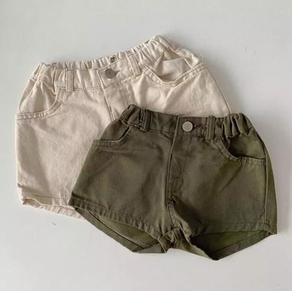 

girls boys shorts spring summer cotton fashion kids 1-7 years, Black