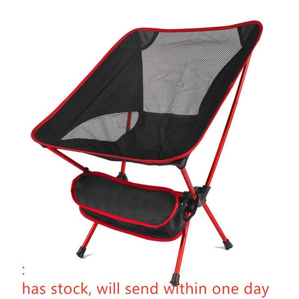 

camp furniture easily ultralight folding chair superhard high load outdoor camping portable beach hiking picnic seat fishing tools