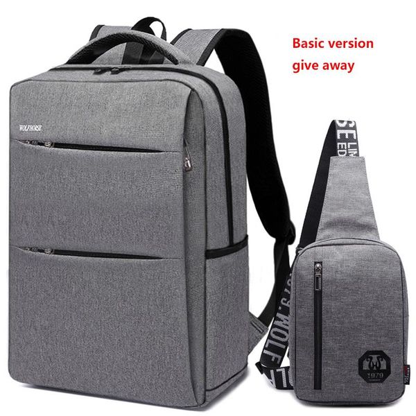 

backpack business men's korean trend travel bag casual female student simple fashion computer