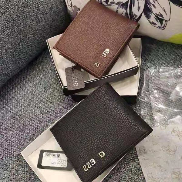 

gs fashion brand new men's simple card bag leisure business wallet short men