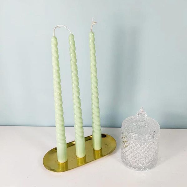 

craft tools 29cm rotating candle acrylic mold cylindrical twisted aesthetics beeswax nordic style