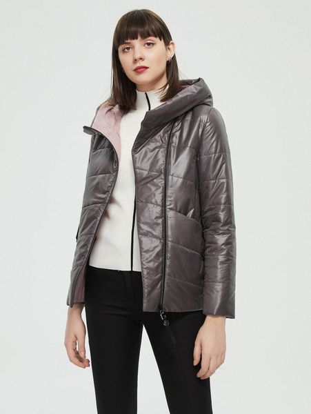 

letter patch zip up hooded winter coat f42k#, Black