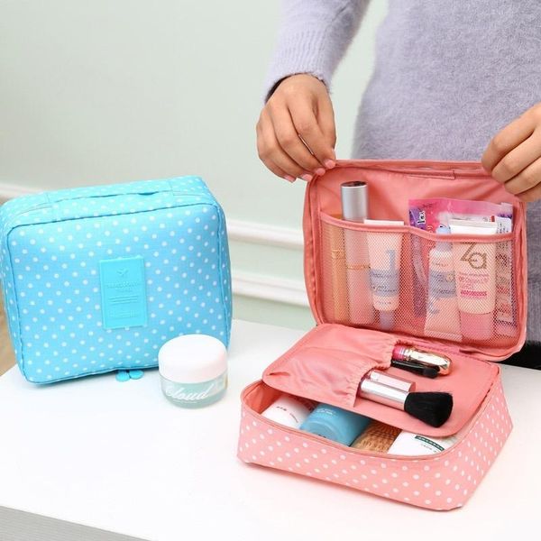 

portable women make up cosmetic bag waterproof beauty case organizer toiletry kits bags wash pouch travel essential storage