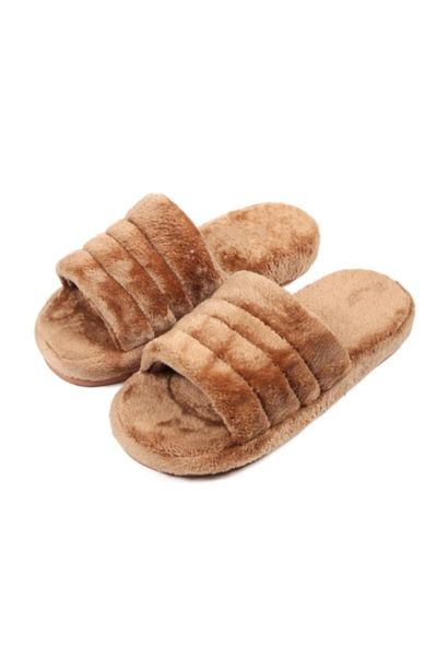 

brown soft home slipper slippers, Black