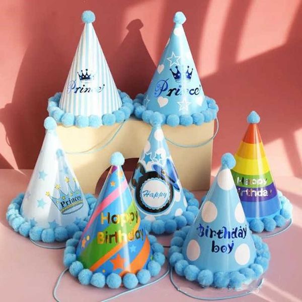 

1 pcs hat,thick 20cm hat, baby child drs up birthday hat suppli party decoration