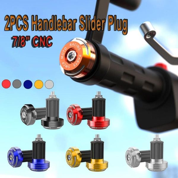 

handlebars 2pcs 7/8 "22mm motorcycle cnc cap handlebar grips bar ends