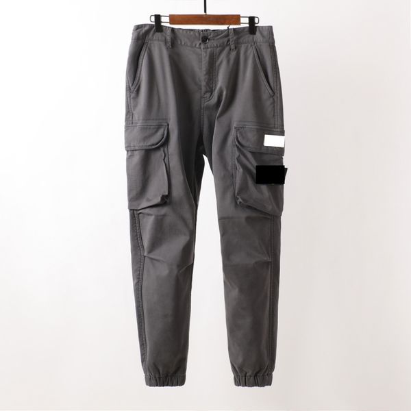 

men's pants big pocket casual loose 3 colors thicken trousers, Black